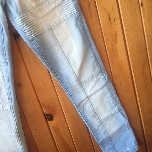 BLANK NYC patchwork distressed jeans - Picture 6 of 14